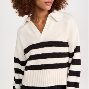 Pistola Striped Black and White Sweater